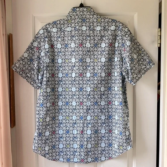 Robert Graham Men’s Short Sleeve Multicolor Shirt - Picture 3 of 7